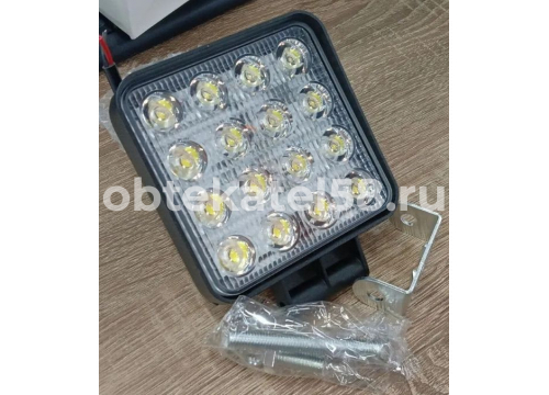 Дополнительная LED фара 12-24v 20W (108x108x45мм) LEDMH G0001-45MM (FLOOD)