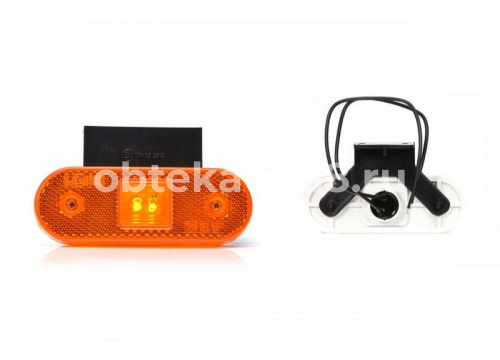Габаритый фонарь боковой желтый LED WAS 229zW47