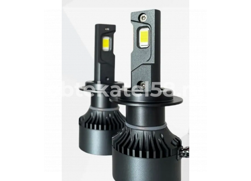 Светодиод H7 10-60v/50w/5500LM/чип 7040/с вентилятором LEDMH P1-H7