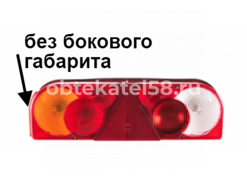 Стекло фонаря заднего ФЗ-05 левое (ставится на прицепы ТОНАР) САКУРА ФЗ 05.01.00.00СБ Л