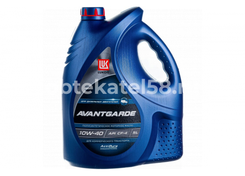 Масло Лукойл-Авангард 10W40 SAE, API CF-4/SG 5л 19306/2311607 ЧЗ