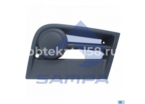 Облицовка противотуманной фары MERCEDES ACTROS MP4 RH (заглушка) 9608857974 Sampa 1810 0817