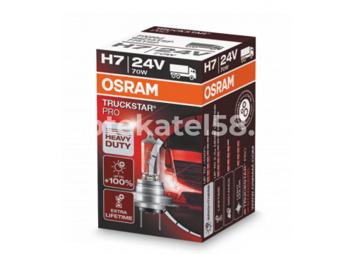 Автолампа Osram H7 24V 70W +100% 64215TSP