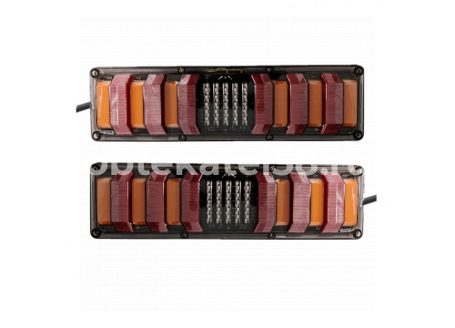 Фонарь задний LED 12/24v 410х140х35мм поворот/задний ход/ПТФ/габарит/подсветка номера LEDMH W0019
