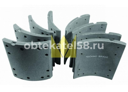 Накладки тормозные комплект номинал 192X219/190X219 ROR TECHNOBRAKE AS5004
