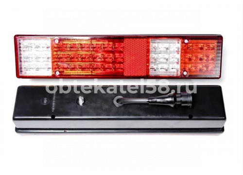Фонарь задний ГАЗЕЛЬ БИЗНЕС фишка сзади(провод+СЦАЗ-3)/LED 12v ТАС 171.3716-500
