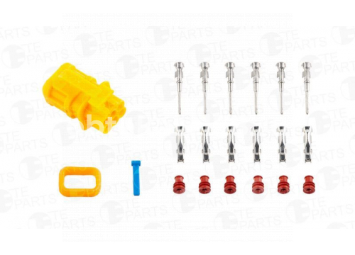 Разъём 6-pin контактный Man подключение фары TE PARTS он 7811641