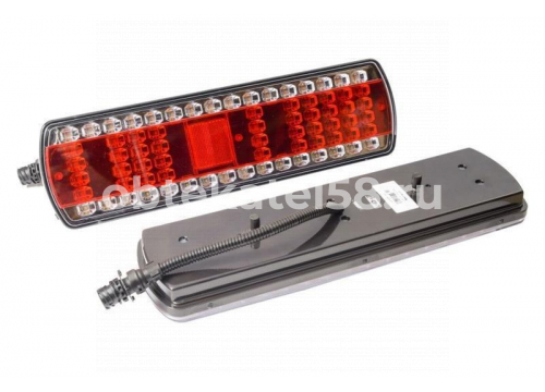 Фонарь задний KMZ нового образца LED правый с раз.AMP ТАС 69.3716-02