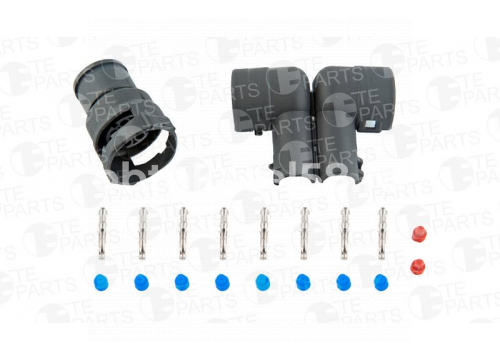 Разъем 8-pin DAF фары/фонаря 8 полюсов/угловой он 1261636 TE PARTS 7810618