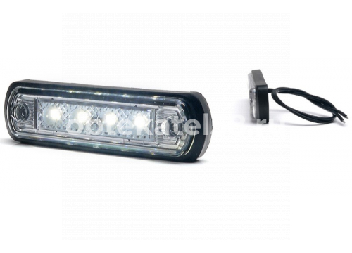 Фонарь габаритный MAN на крышу/козырек белый LED он 81252606121 WAS 1340W189
