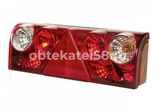 Фонарь задний SCHMITZ EUROPOINT II RH(правый)/5 фишек(AMPx7+4ПЛОСК)/LED габарит ASPOECK 25-6430-501