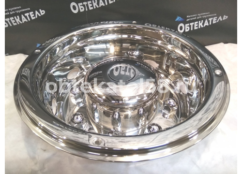 Колпак колеса R19,5" 2шт/нержавейка/599/задний/глубокий