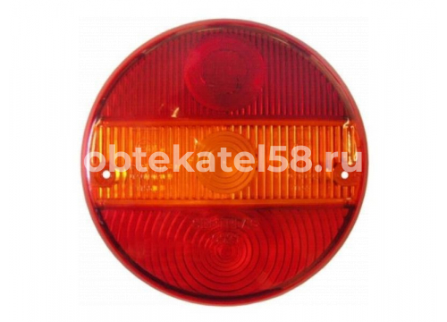 стекло фонаря №0021-S (SCODA) круглое ТАС 0021 U021-10