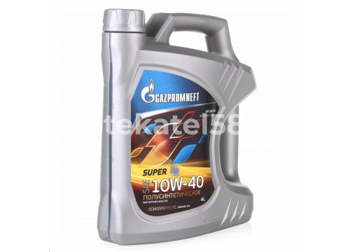 Масло Gazpromneft Super 10W40 п/с 4л 2389901318 