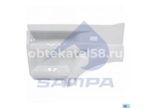 Подножка с крылом левая MB Actros Mega MP4 9606664103 Sampa 18100760  