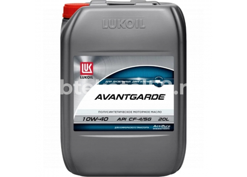 Масло Лукойл-Авангард 10W40 SAE, API CF-4/SG 20л Канистра 3608719