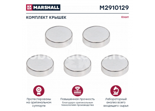 Ремкомплект суппорта KNORR (Комплект крышек 40х11мм 5шт) SN6/SN7/SK7 MARSHALL M2910129