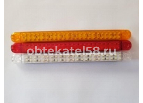 Фонарь габаритный универсальный белый 48 диод (2ряда) 24В ТАС 170-01-48LED-24в