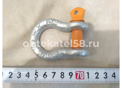 Скоба такелажная 1,5т-7,5т/сталь оцинкованная/EN13889 FERZA FZHA001B00