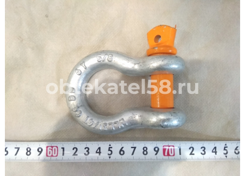 Скоба такелажная 3,25-13т/сталь оцинкованная/EN13889 FERZA FZHA003C00