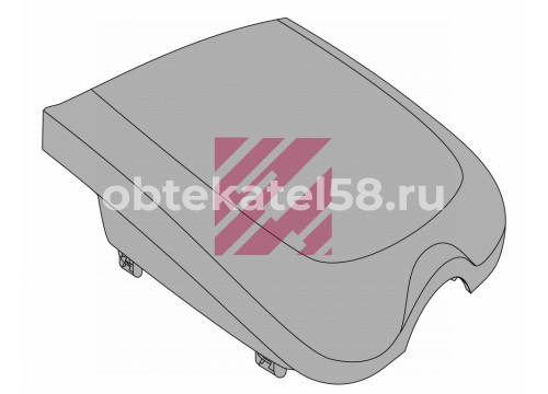 Крышка кронштейна крыла DAF XF105 (продолжение фонаря) нового образца он 1875567 AUGER 86361