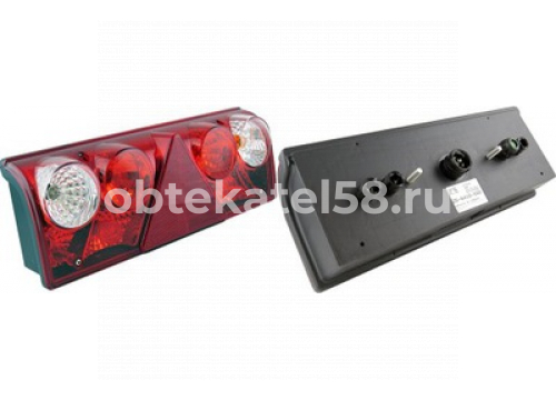 Фонарь задний SCHMITZ EUROPOINT II RH(правый)/5 фишек(ASS2x7+4ASS2x2)LED габарит ASPOECK 25-6410-501