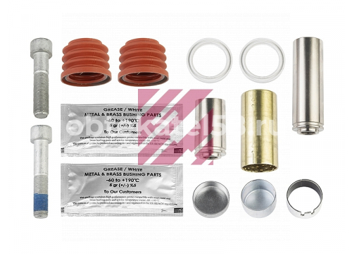 Ремкомплект суппорта KNORR (направляющих (12 деталей)) он K004100 MARSHALL M2910057