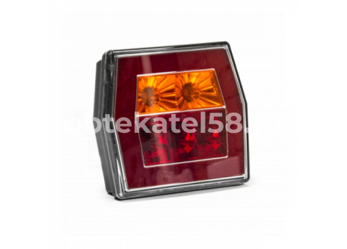 Фонарь задний универсальный 3-х позиционный LED 12-36V (аналог FT-122) ТРАС 001.3716-02