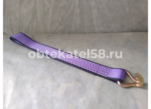 ремень крепления груза с крюком 50мм 0,5м 5/10т FixCarGO 50-0,5/5LH