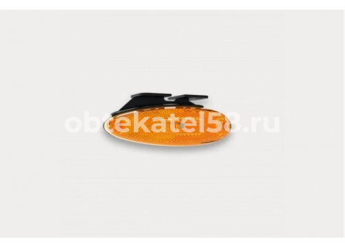 Габаритный светодиодный фонарь FT-076 Z+K LED желтый с кронштейном и светоотражателем