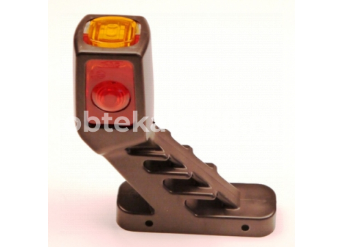 Фонарь габаритный (РОГ) ТРАС 3-диода КВАДРАТНЫЙ L-140мм 12/24v 004/0041.3731-01