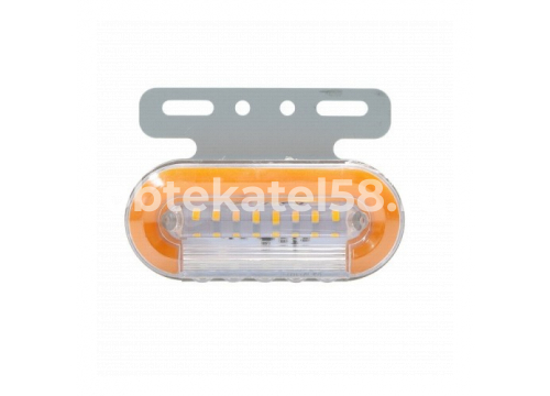 Фонарь габаритный боковой 12v LED с подсветкой колеса/кронштейн LEDMH G7010-12v