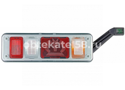 Фонарь задний Krone 6-секционый гибрид лампа/LED с ЛОГОТИПОМ с рогом правый HELLA 2VP 340 961-541