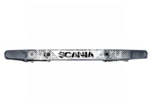 Защита лобового стекла SCANIA 4-ser (балкон) нержавейка со скосами