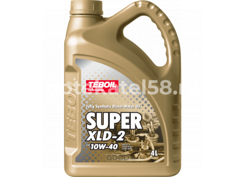 Масло дизельное TEBOIL SUPER XLD-2 10W40 (4л) CI-4 E4/E7 синтетическое 3556154