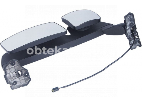 Зеркало в сборе SHACMAN X6000 RH подогрев/мотор/двойное OEM DZ16251770008