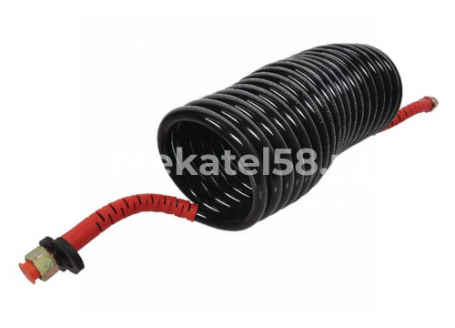 шланг пневматический F18x1.5/L=?м/22витка d12x2/красный/черный WABCO 4527110620