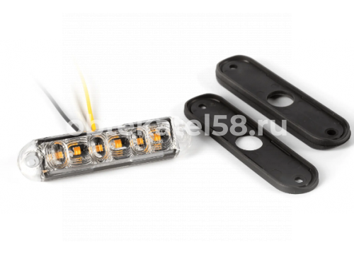 Фонарь негабаритный груз LED FT-205LED 12-36v/желтый/4 режима желтый