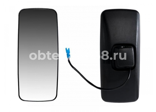 Зеркало основное MERCEDES Atego 98->04/Axor 01->04 380x170мм мотор/подогрев TANGDE TB10.B001010