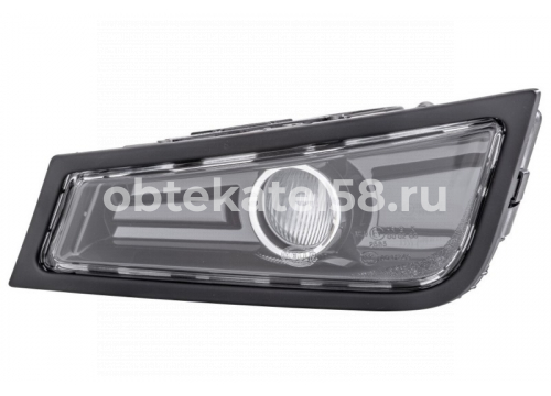 DEPO фара п/т Volvo 3v черная рамка/одиночный/LH 773-2015L-UE2