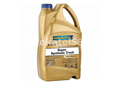Масло дизельное RAVENOL Super Synthetic Truck 5W30 канистра 5л/4,60кг RAVENOL 1121101-005-01-9990