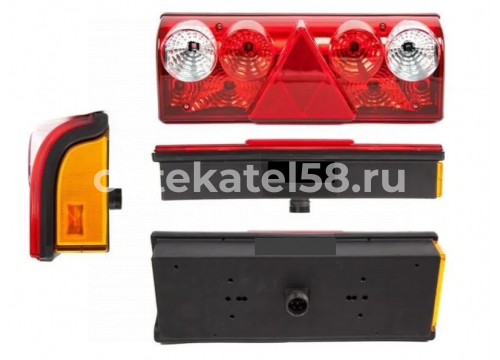 Фонарь задний SCHMITZ EUROPOINT II RH(правый)/1 фишка(ASS2x7) ТАС U024.3716-07R