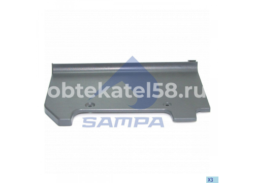 Торцевая заглушка бампера MERCEDES ACTROS MEGA MP2/MP3 левая он 9438850022 7C72 Sampa 1810 0476