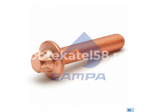 Болт коллектора М10х1.5х48мм выпускного медный MAN 51904900029 Sampa 020.067