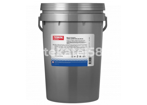 Масло дизельное TEBOIL SUPER HPD 5W40 (20л/16КГ) CI-4, SL синтетическое 2280042