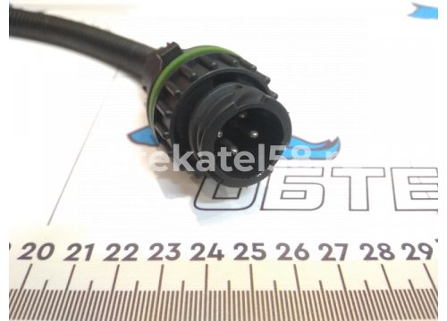 Разъем 4-х контактный байонетный в сборе с проводами жгут прямой СЦБ-4В-01 (12)