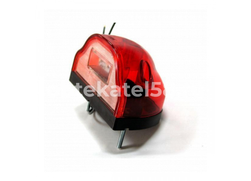ТРАС подсветка номера ВОЛНА LED красный 12/24v 001.3717-01