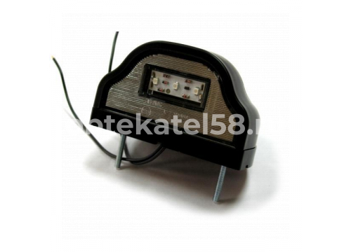 ТРАС подсветка номера ВОЛНА LED черный 12/24v 001.3717