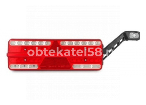 Фонарь задний ТОНАР/НОВТРАК RH(правый)/5 фишек(AMP1.5-7pin+4AMPx2)/LED/с рогом АТЛАНТА A3776005R05