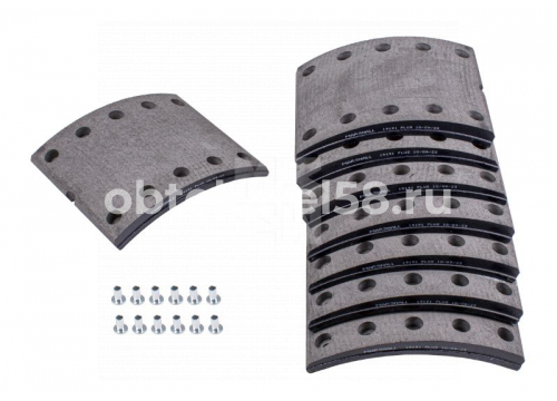 Комплект барабанных накладок 420x180; STD (80отв.8x15/93251) ECO PLUS 2 SN4218 MARSHALL P M2191910-P